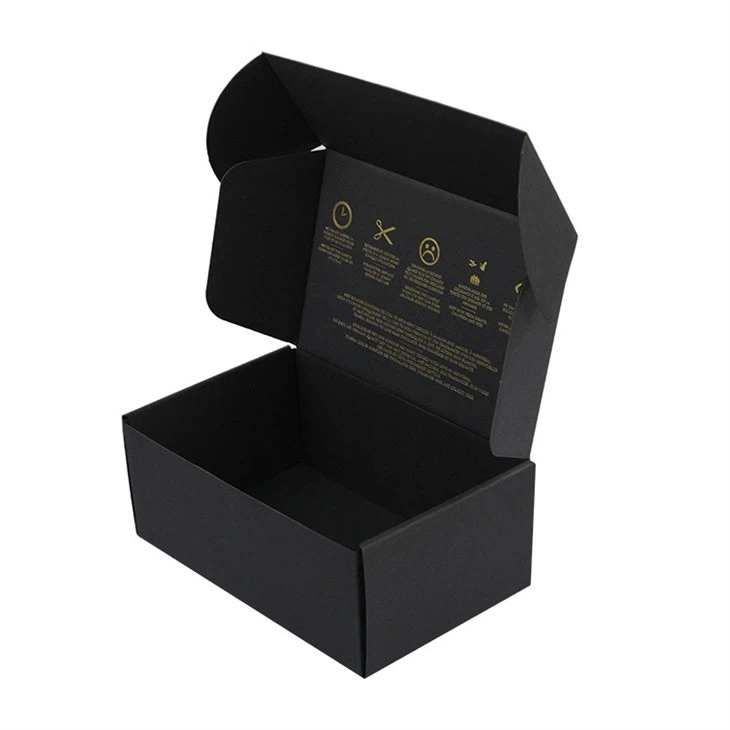 Black Kraft mailer box (2)
