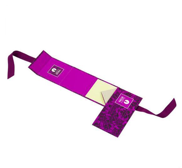 Small Folding Boxes Purple Color For Jewelry