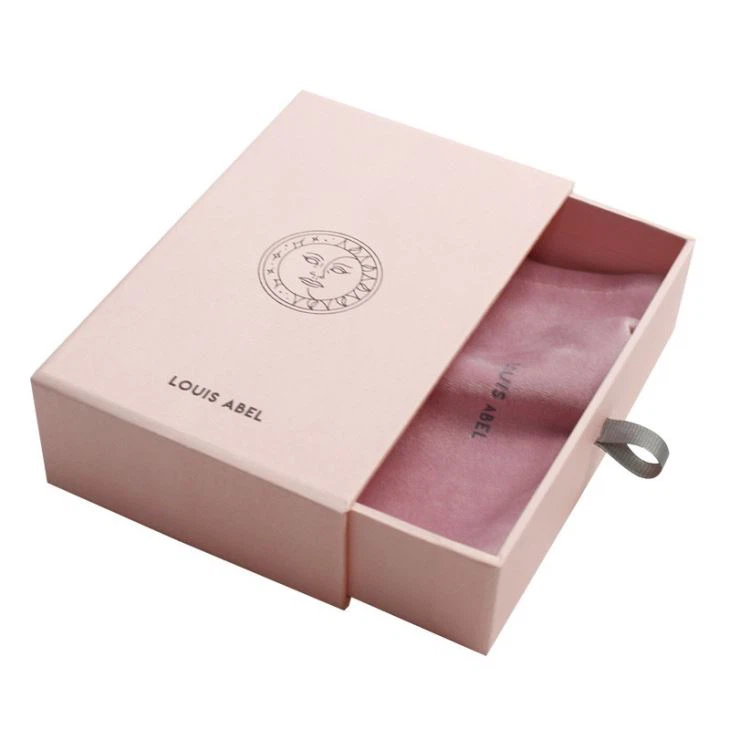 Personalised Packaging Boxes Pink Drawer Box